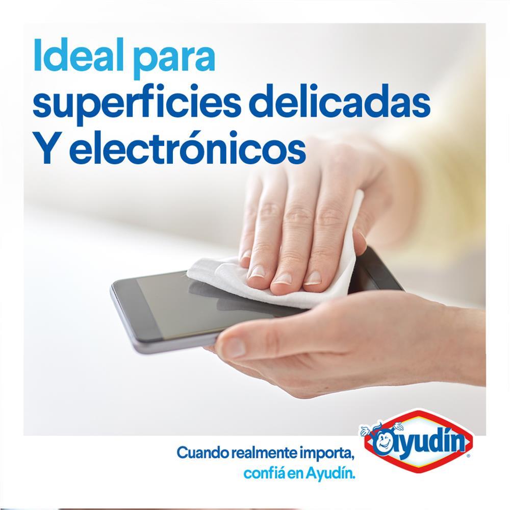 Toallas Desinfectantes Aroma Limón Ayudin