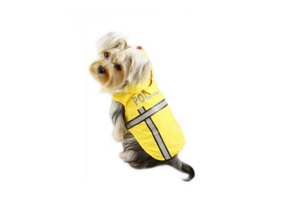CAPA POLICE DOG TALLE L 35CM.- PER-ROS