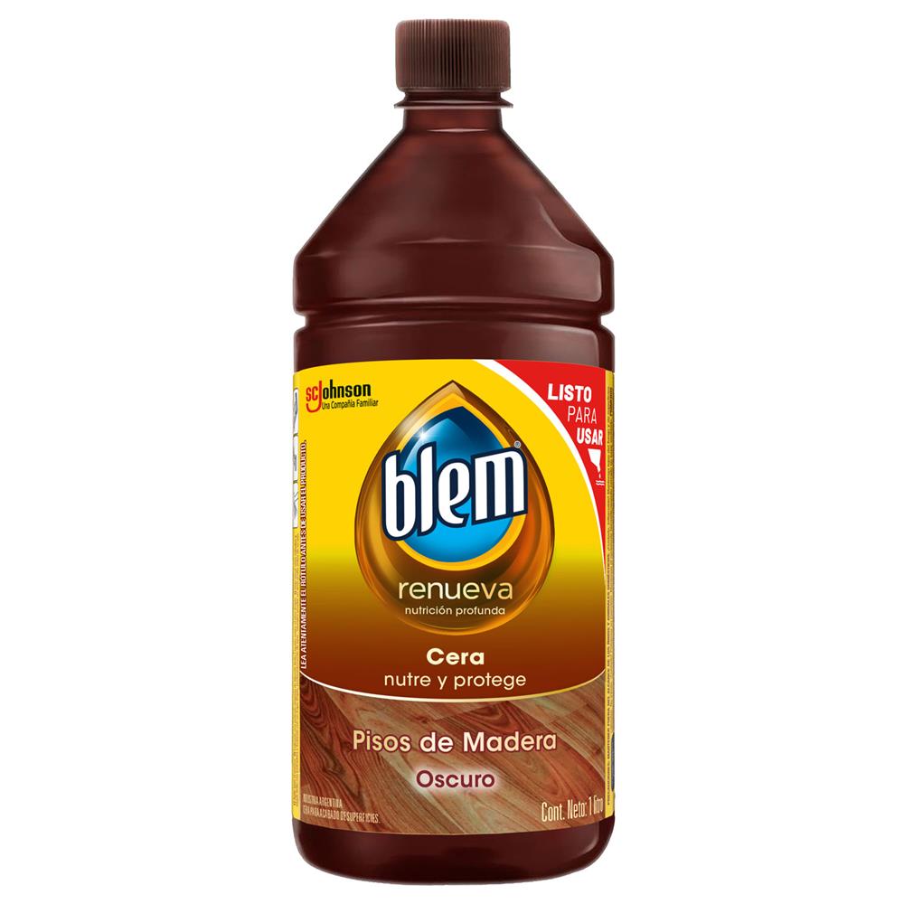 [BLEM CERAX900 OSCURO -654543   7790520993519] Cera Blem Madera  x 900ml (Oscuro)