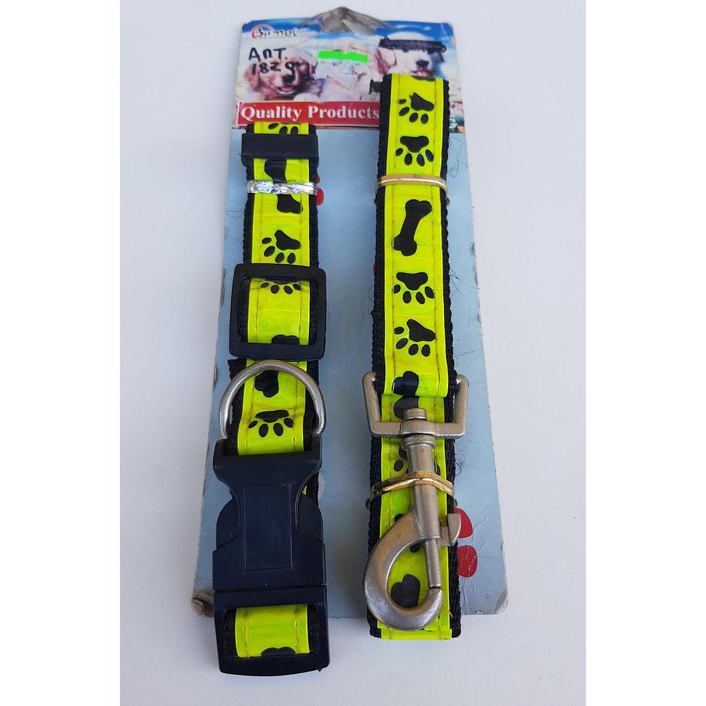 CONJUNTO COLLAR Y CORREA FLUOR