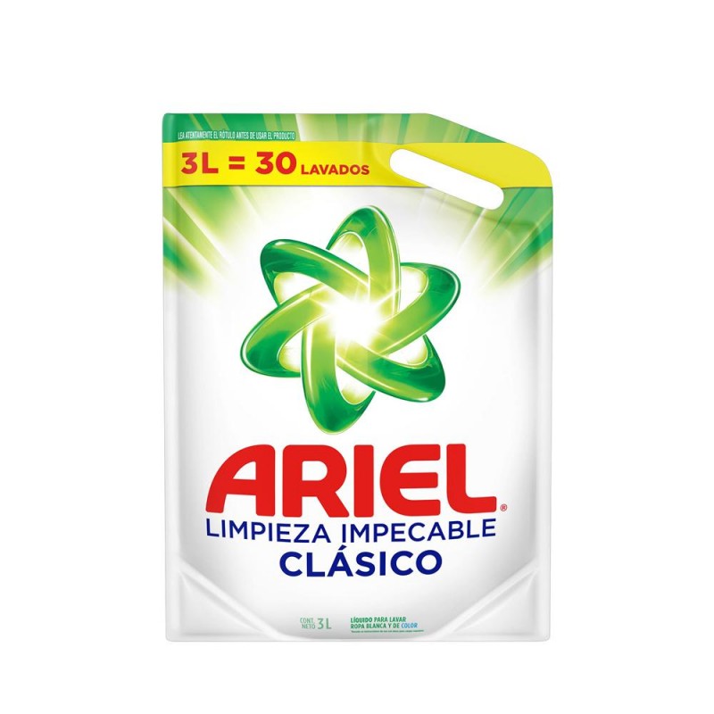 Ariel x 3 Lts
