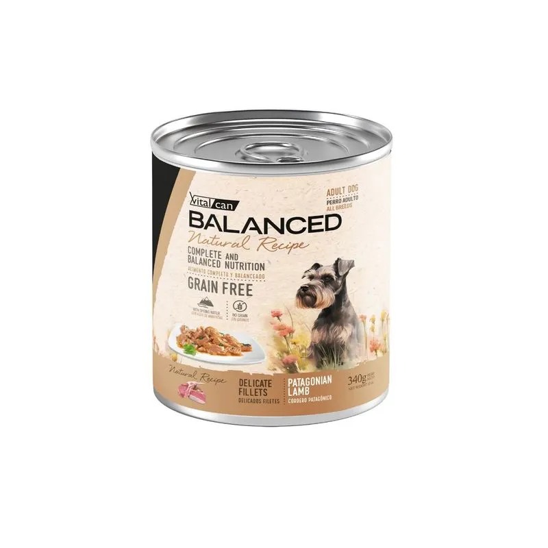 Natural Recipe Filetes Cordero Perro Adulto 340g x 12u