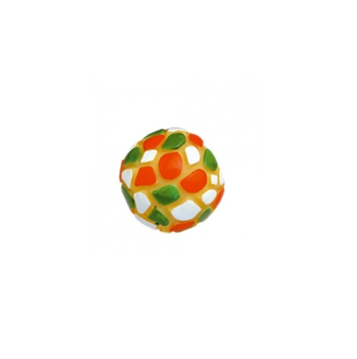 PELOTA CON CUADRADITOS 7,5CM PER-ROS