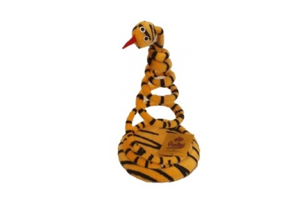 SERPIENTE ESPIRAL PIEL CON BASE - PER-ROS