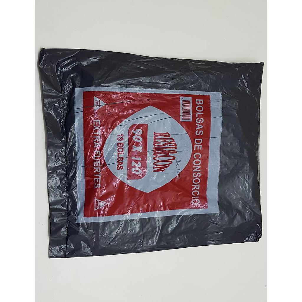 [BOLSAS EN ROLLO RESICON 90x120 x10u 90040] Bolsas De Consorcio X 10 Unidades De 90 X 120