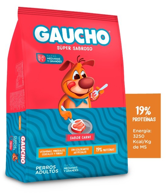 PERROS ADULTOS CARNE 1.5 KG. X 12 - GAUCHO