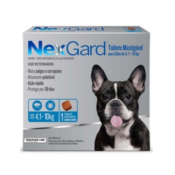 [10955] NEXGARD "M" TABLETA MAST. 4 - 10KG - MERIAL